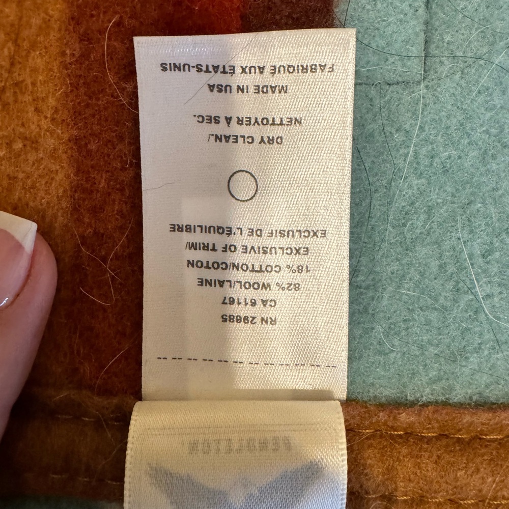 Pendleton Teal and Rust Geometric Blanket- Aqua Harding Chief Joseph - Picture 4 of 5